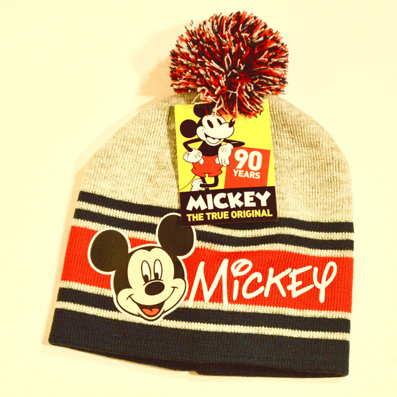 Disney Other - Disney Mickey Mouse Knit Cap Skull Cap Hat Beanie